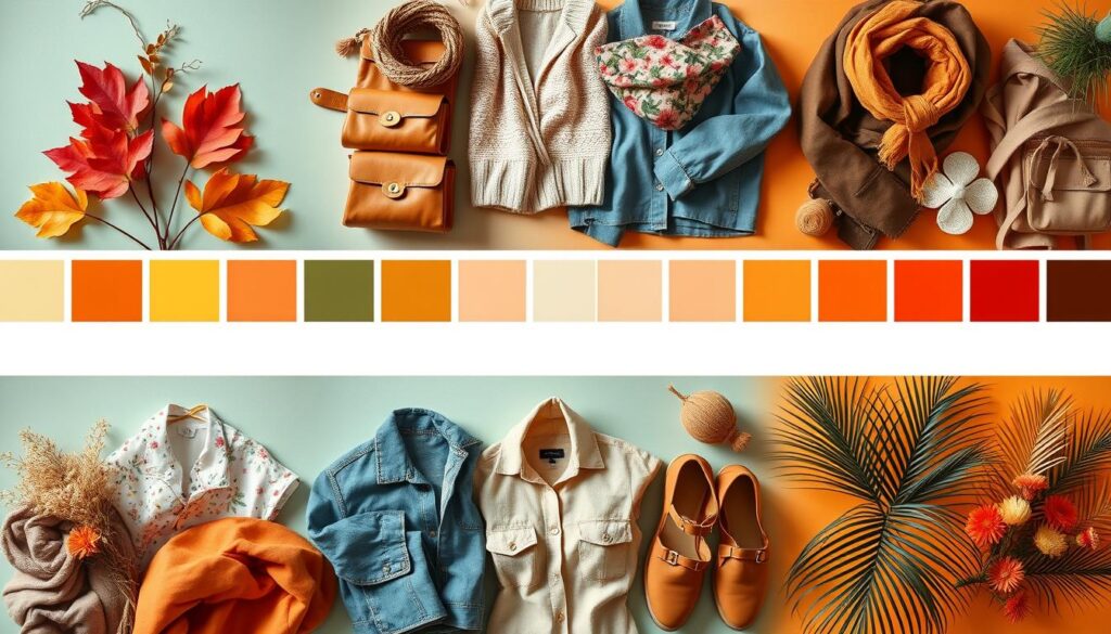 Seasonal fashion colors