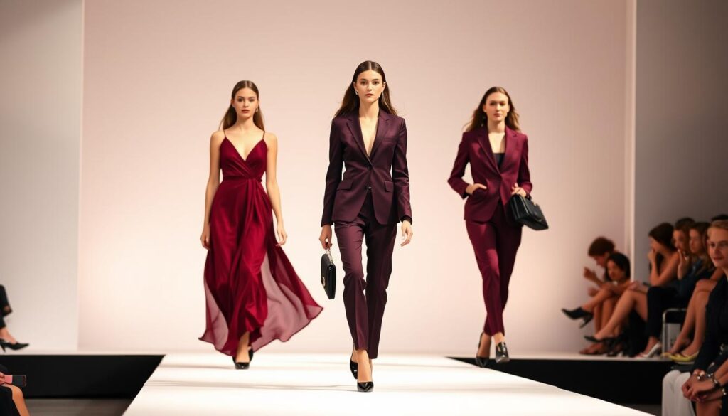 burgundy fashion