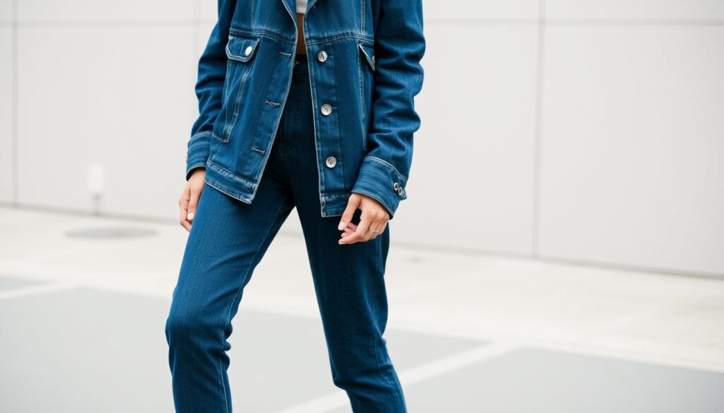 denim jacket co-ord