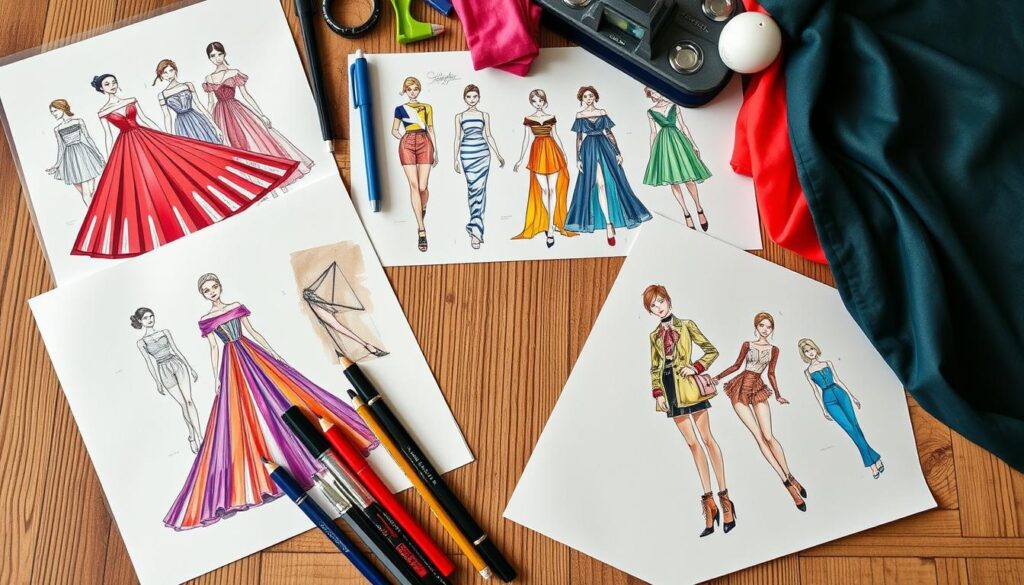 fashion design portfolio samples