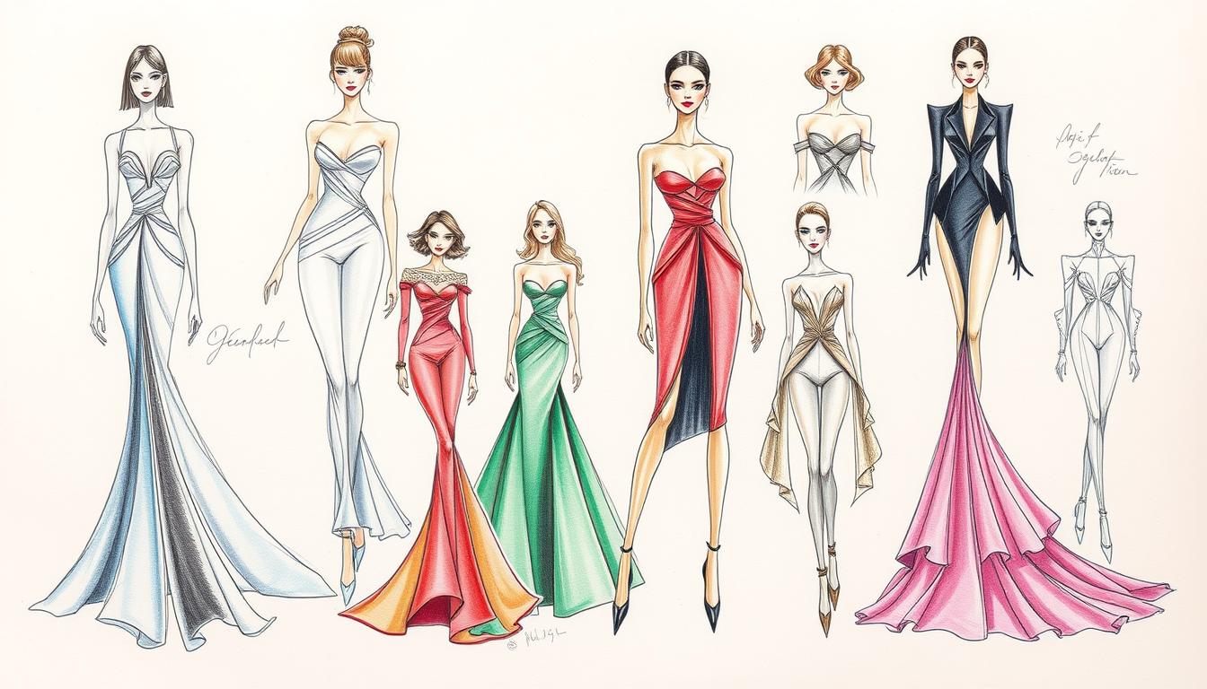 fashion design sketches inspiration