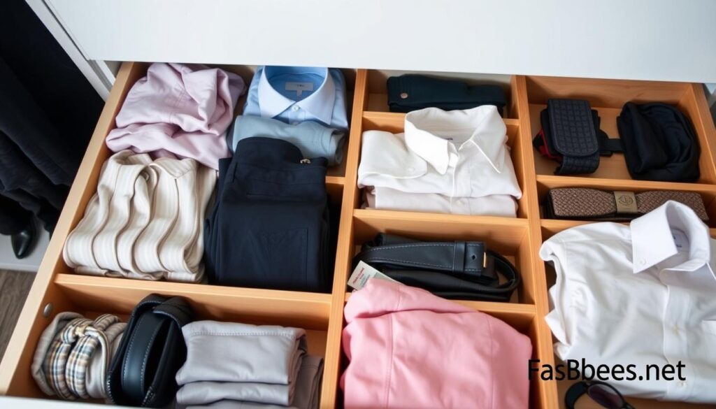 space-saving clothing storage